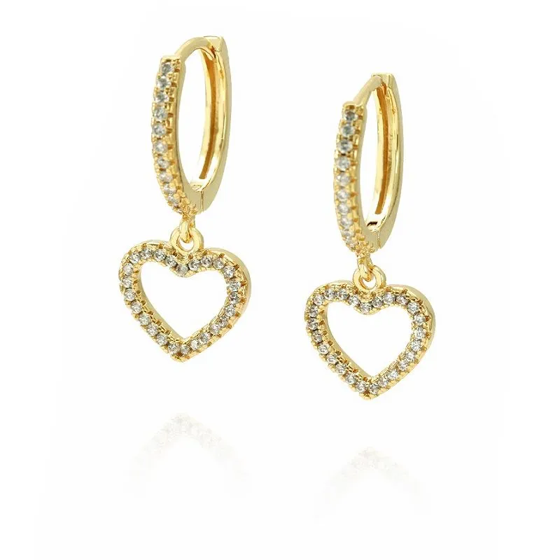 925 Sudraba sirds auskaru stīpa