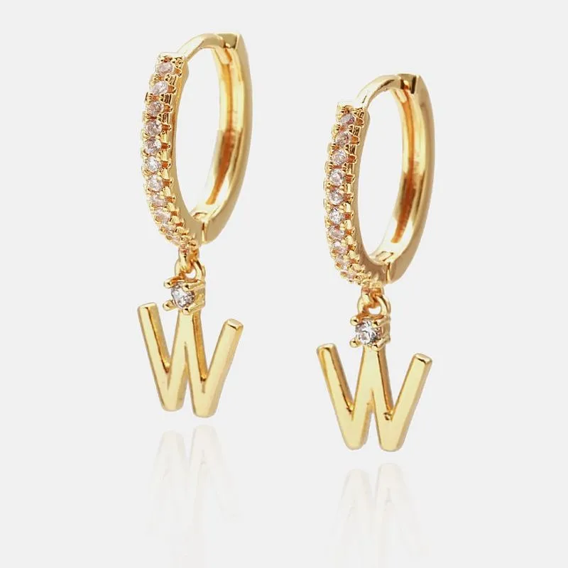 Dangle W Sākotnējais auskars