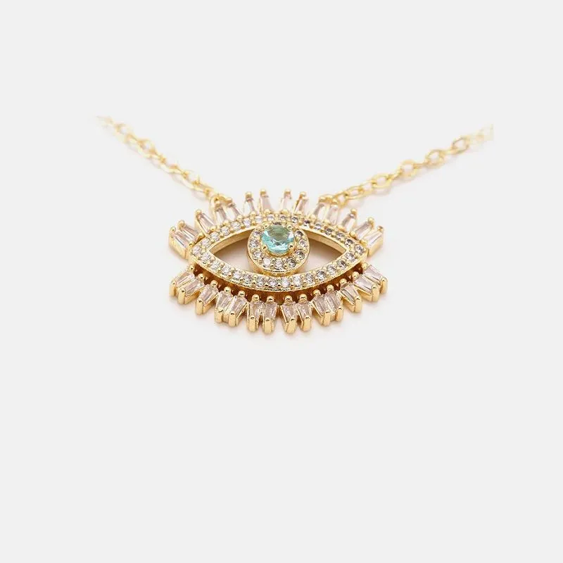 Stikla kulons Evil Eye