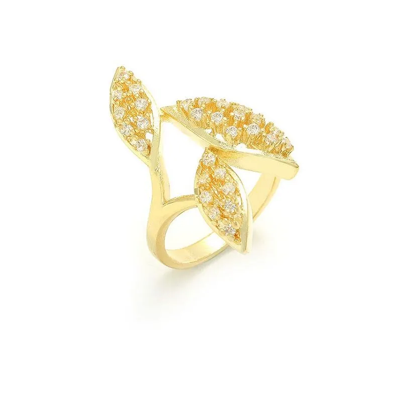 Sudraba lapas formas pirkstu gredzens