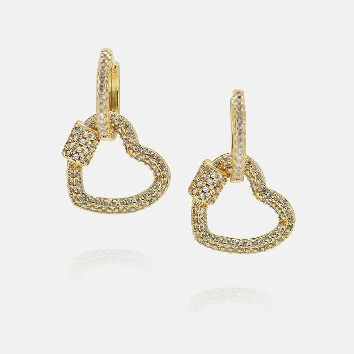 Sieviešu jauna dizaina sirds auskari